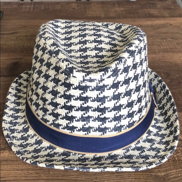 Peter Grimm blue and white fedora - Picture 2 of 7